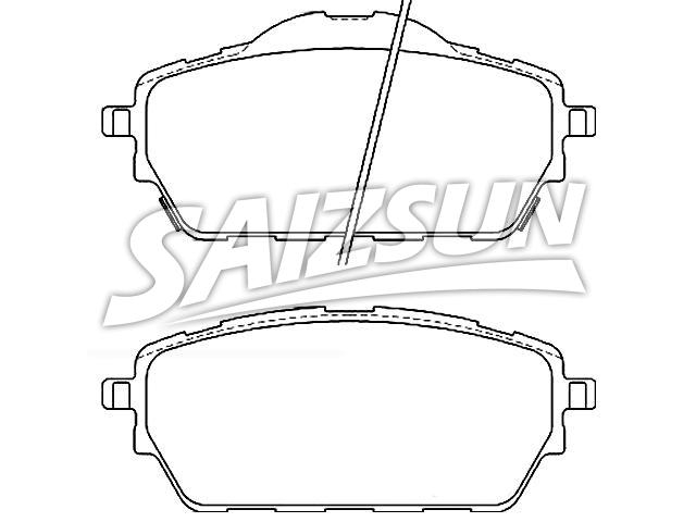 刹车片 Brake Pad Set:3501110XSZ08A