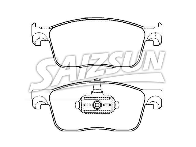 Pastillas de freno Brake Pad Set:1613260780
