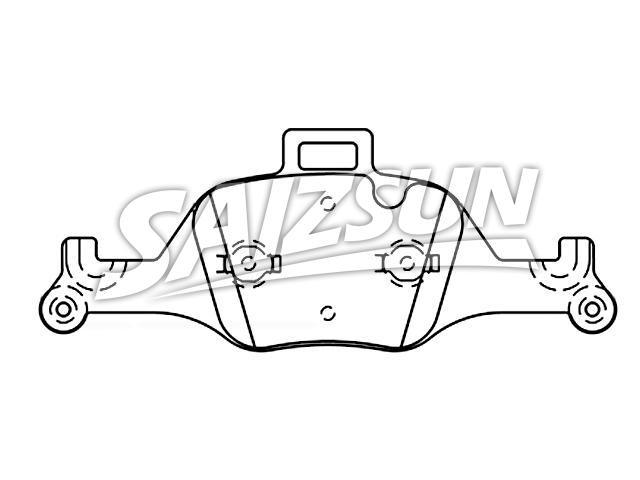 Pastillas de freno Brake Pad Set:31 11 6 883 470