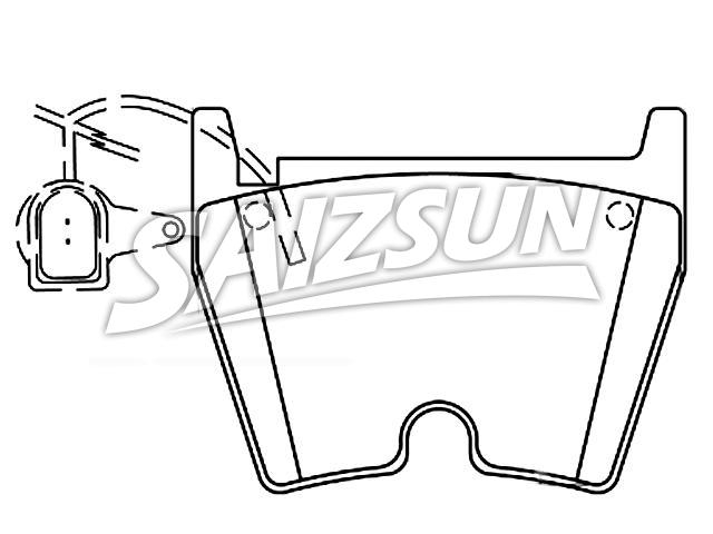 Pastillas de freno Brake Pad Set:8V0 698 151 L