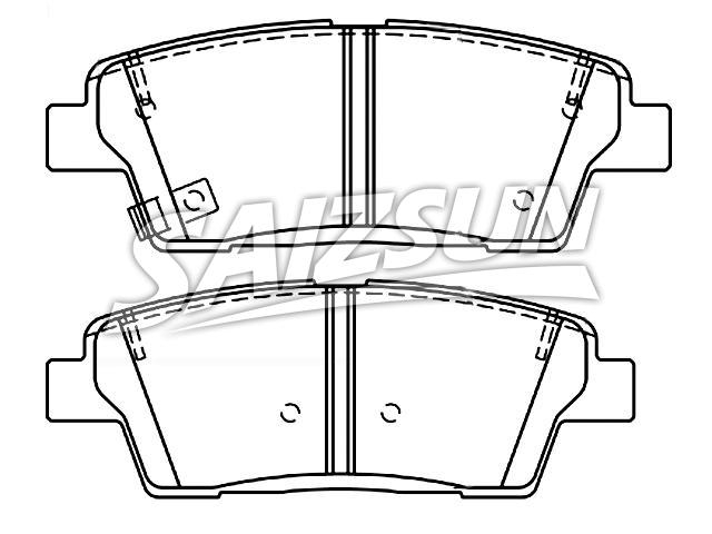 Pastillas de freno Brake Pad Set:58302-B1A30
