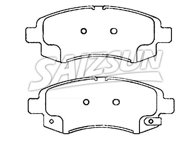 Brake Pad Set:23905226