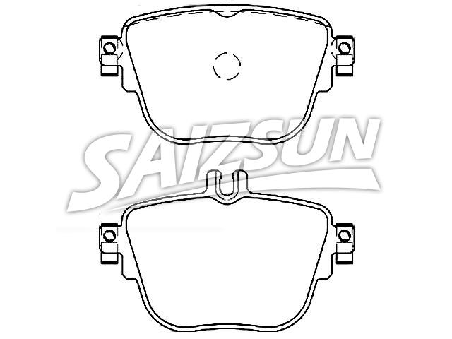 Brake Pad Set:000 420 62 00
