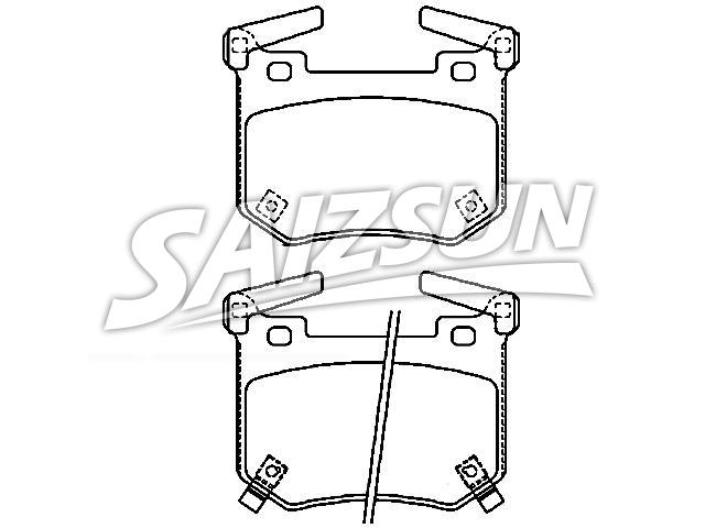 Pastillas de freno Brake Pad Set:58302-J5A50
