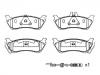 Plaquettes de frein Brake Pad Set:163 420 14 20