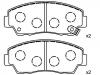 Plaquettes de frein Brake Pad Set:UB39-49-280