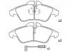 Plaquettes de frein Brake Pad Set:004 420 55 20