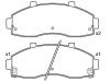 Plaquettes de frein Brake Pad Set:0K72A-33-28Z