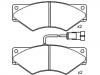 Plaquettes de frein Brake Pad Set:190 6427