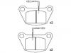 Plaquettes de frein Brake Pad Set:141456