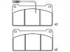 Plaquettes de frein Brake Pad Set:001 420 90 20