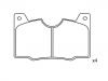 Plaquettes de frein Brake Pad Set:180507