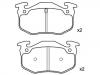 Plaquettes de frein Brake Pad Set:77 01 203 668