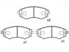 Plaquettes de frein Brake Pad Set:58101-17A00