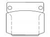 Plaquettes de frein Brake Pad Set:D107-758