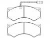 Plaquettes de frein Brake Pad Set:1906070