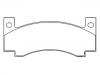 Plaquettes de frein Brake Pad Set:3744449