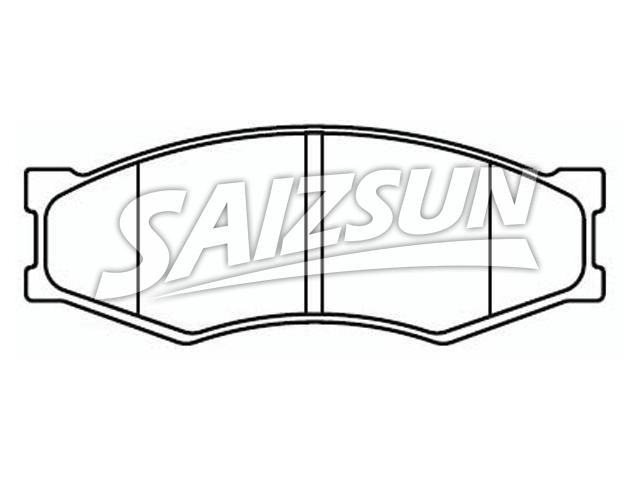 Brake Pad Set:41060-09W25