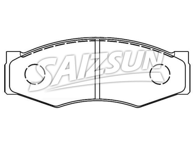 Brake Pad Set:D1060-F6494