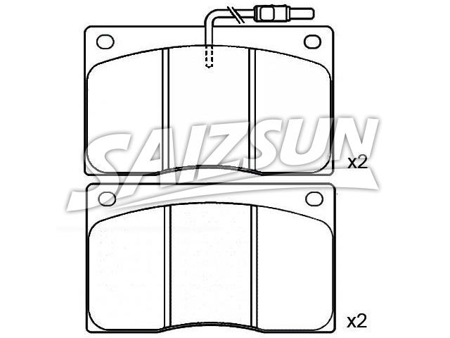 Brake Pad Set:77 01 203 071