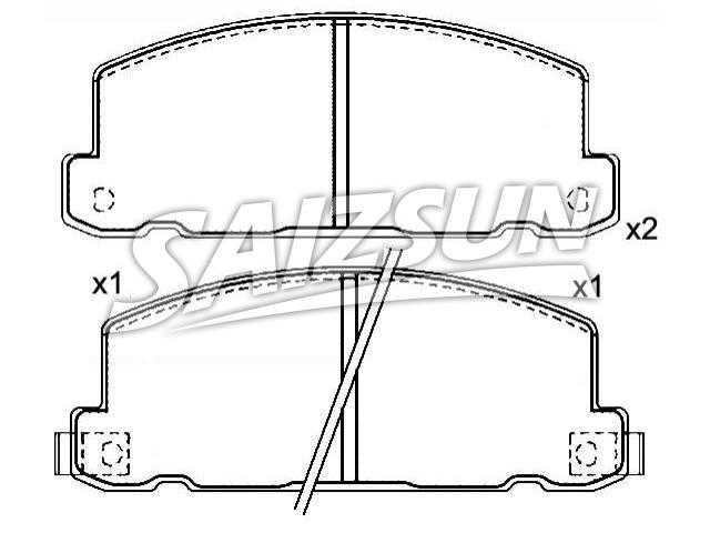 Brake Pad Set:94 136 642