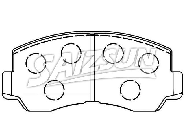 Brake Pad Set:MB 193 295