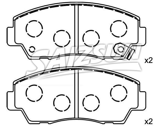 Brake Pad Set:UB39-49-280