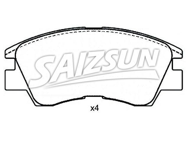 Brake Pad Set:MR 162 522