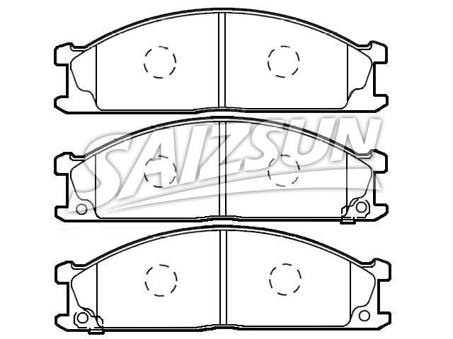 Brake Pad Set:26296-AA050