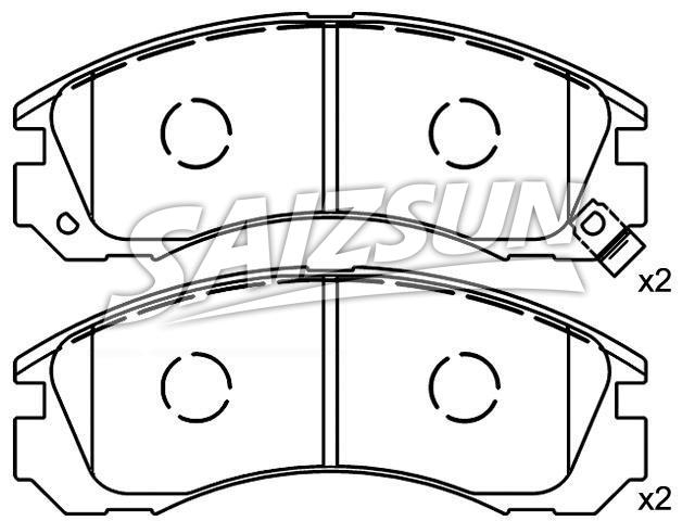 Brake Pad Set:MB 857 837