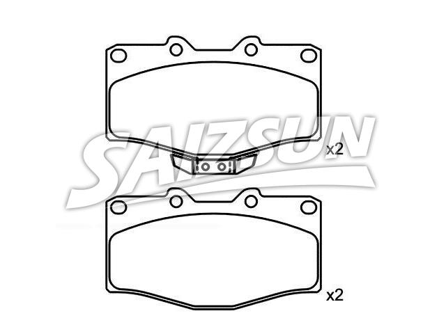 Brake Pad Set:04465-35030