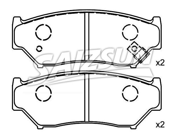 Brake Pad Set:9172694