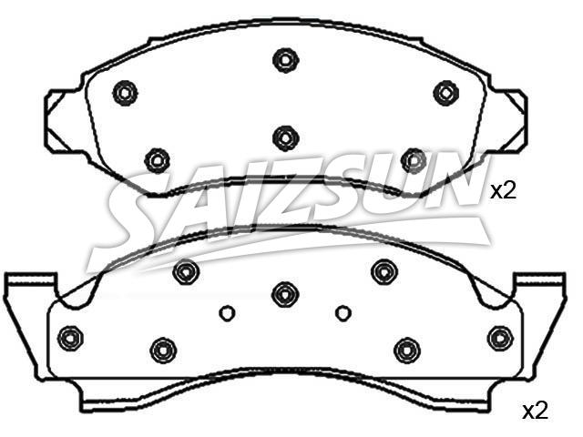Brake Pad Set:E0TZ-2001-B