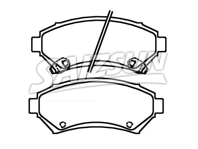 Brake Pad Set:1802 4962