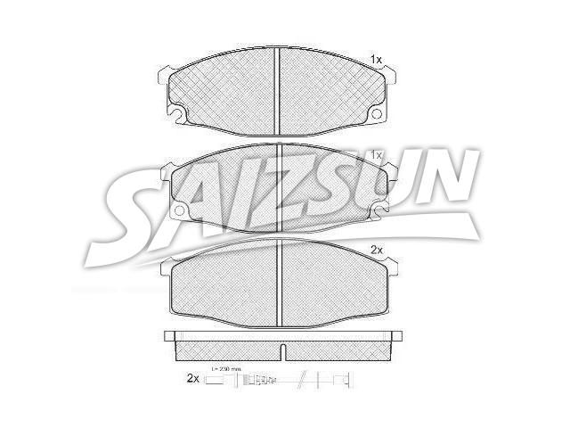 Brake Pad Set:41060-21T90