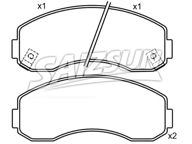 Brake Pad Set:RB-9133-11261