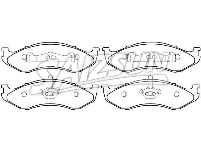 Pastillas de freno Brake Pad Set:0K553-33-23ZA