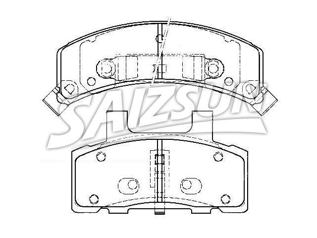 Pastillas de freno Brake Pad Set:1801 2226