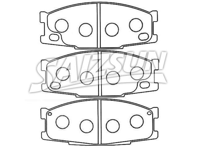 Pastillas de freno Brake Pad Set:MC 894 589