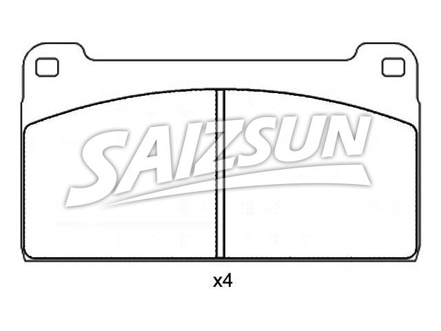Pastillas de freno Brake Pad Set:000 420 93 20