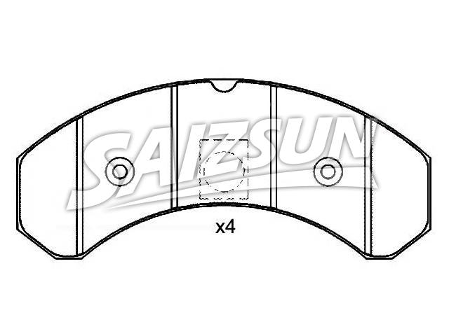 刹车片 Brake Pad Set:8 284 000 106