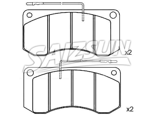 刹车片 Brake Pad Set:5000 297 808