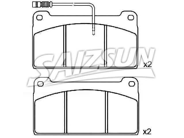刹车片 Brake Pad Set:001 420 90 20