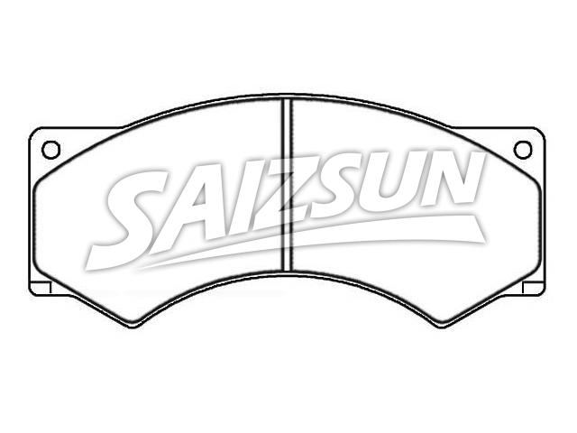 刹车片 Brake Pad Set:BBU 8177