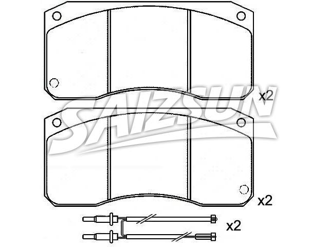 刹车片 Brake Pad Set:5000 297 345