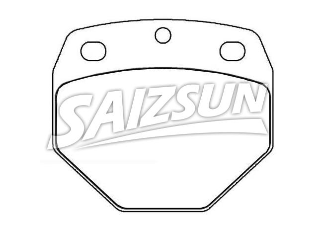 刹车片 Brake Pad Set:82 84 000 210