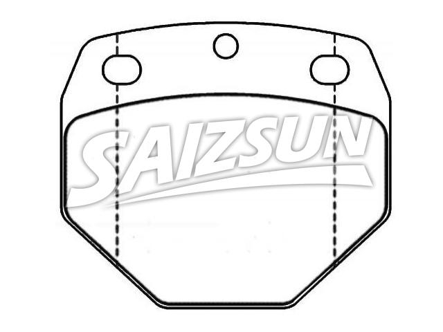 刹车片 Brake Pad Set:150939