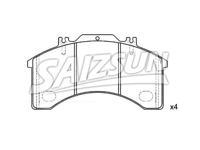 刹车片 Brake Pad Set:190 6191