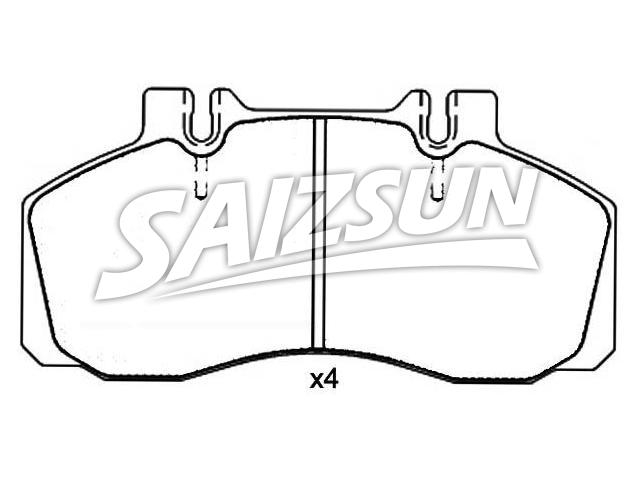 刹车片 Brake Pad Set:190 6298