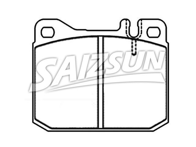 刹车片 Brake Pad Set:001 420 24 20
